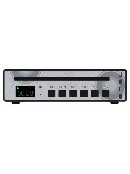SMSL PL100 - CD player desktop și șasiu digital MQA-CD - Negru