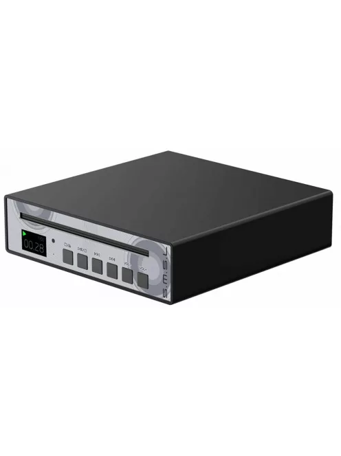 SMSL PL100 - CD player desktop și șasiu digital MQA-CD - Negru