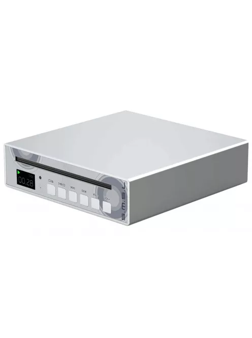 SMSL PL100 - CD player desktop și șasiu digital MQA-CD - Argint