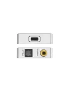 SMSL PO100 2024 - Interfață audio digitală USB DDC MQA 24bit 192kHz DSD64 - Argint