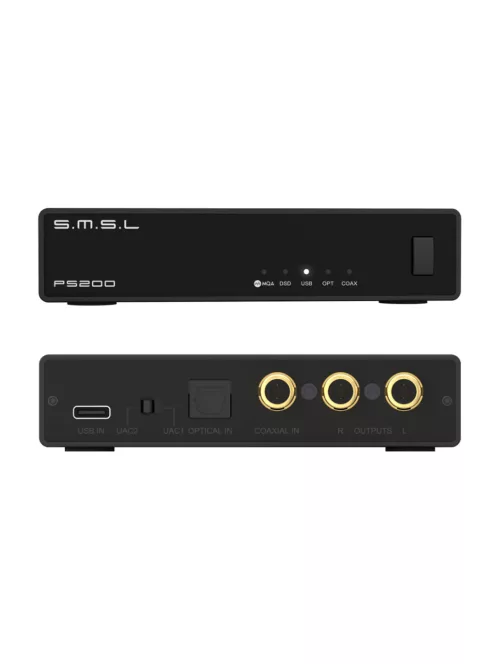 SMSL PS200 PRO - Compact DAC MQA de birou 32bit 768kHz DSD512