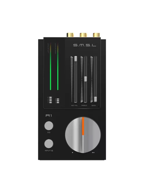 SMSL R1 - DAC pentru desktop pentru gaming și amplificator pentru căști - Negru