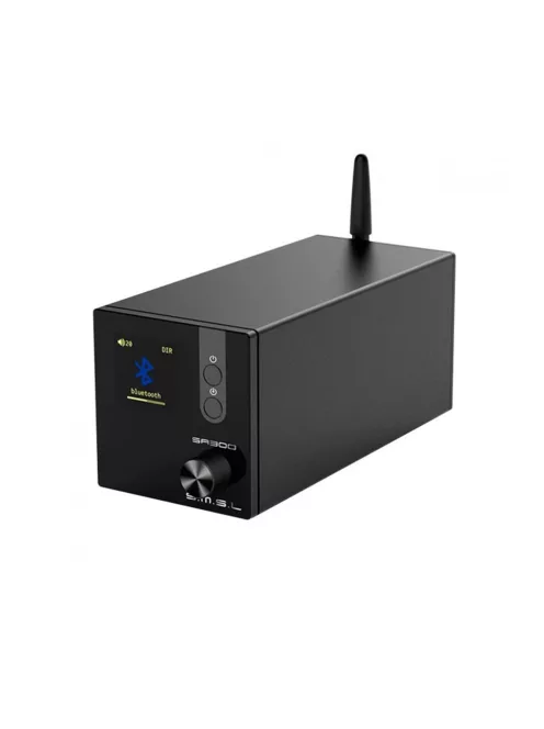SMSL SA300 - Amplificator desktop stereo DAC USB și conectivitate Bluetooth - Negru