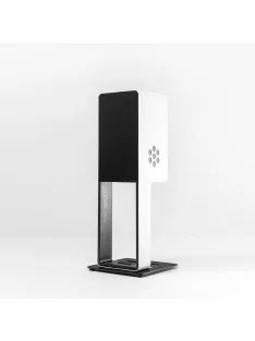   SILENT POUND BLOOM - boxă pasivă pentru stativ cu 3 căi și sistem dipol de subwoofer - Alb - Black ashwood stand