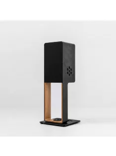   SILENT POUND BLOOM - boxă pasivă pentru stativ cu 3 căi și sistem dipol de subwoofer - Alcantara - Natural oak stand