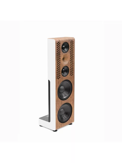 SILENT POUND CHALLENGER II - 3,5 căi boxă de podea pasivă  sistem dipol pentru frecvențe joase - Alb - Oak facade finish