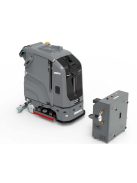 SPARKOZ TN70 - Robot de Curățenie Industrial Autonom de Mari Dimensiuni cu Perie Conică Mare și Stație de Lucru pentru Încărcare-Descărcare Complet Automată