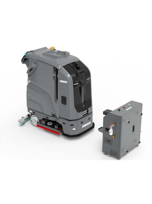 SPARKOZ TN70 - Robot de Curățenie Industrial Autonom de Mari Dimensiuni cu Perie Conică Mare și Stație de Lucru pentru Încărcare-Descărcare Complet Automată