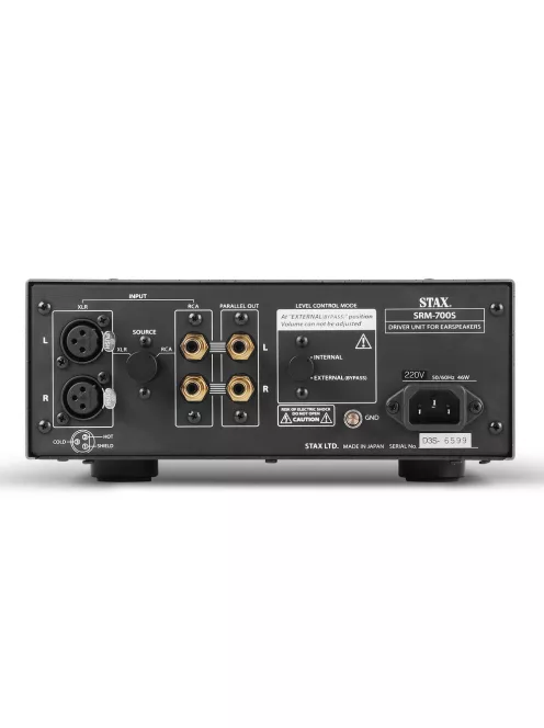 AMPLIFICATOR STAX SRM-700S - Amplificator premium de birou pentru căști STAX și altele de tip electrostatic - Negru