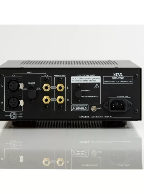 AMPLIFICATOR STAX SRM-700S - Amplificator premium de birou pentru căști STAX și altele de tip electrostatic - Argint