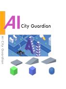 UBTECH UGOT AI CITY GUARDIAN ROBOT - Kit de construcție de roboți programabili asistați de inteligență artificială pentru kitul de instruire "Guardian of the City"