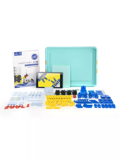 UBTECH UKIT ENTRY - Kit robotic (STEM) de asamblat, programabil Blockly, pachetul Entry