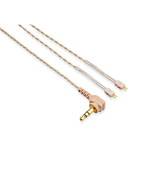 WESTONE AUDIO EPIC 2PIN CABLE - Cablu răsucit 2-Pin - 127cm - Bej