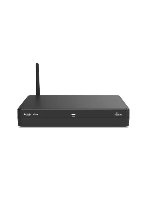 WiSA HT SURROUND HUB X - Transmițător audio wireless pentru home cinema și streamer pentru boxe active Spotify Tidal AirPlay Bluetooth HDMI eARC Dolby Atmos DTS:X