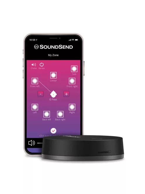WiSA SOUNDSEND - Transmițător audio wireless pentru boxe active HDMI eARC Dolby Atmos