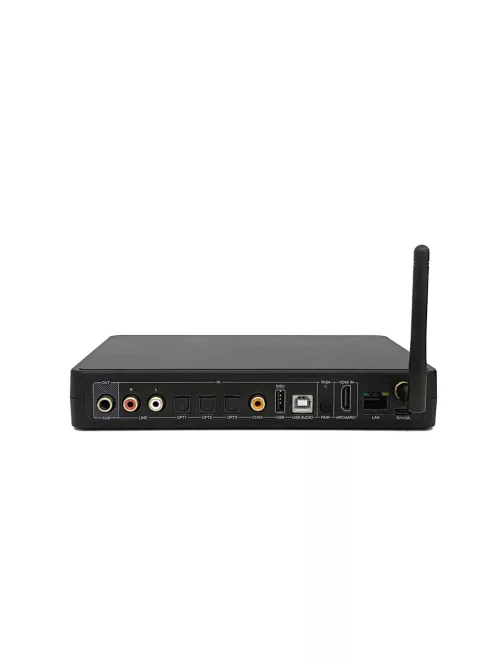 WiSA STEREO HUB HT - Transmițător audio wireless și streamer pentru boxe active Spotify Tidal AirPlay Bluetooth HDMI eARC Dolby Atmos