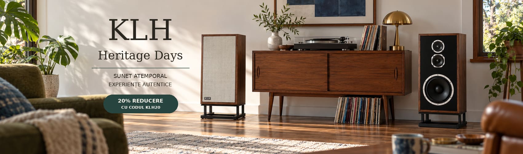 KLH Heritage Days - 20% reducere cu codul KLH20