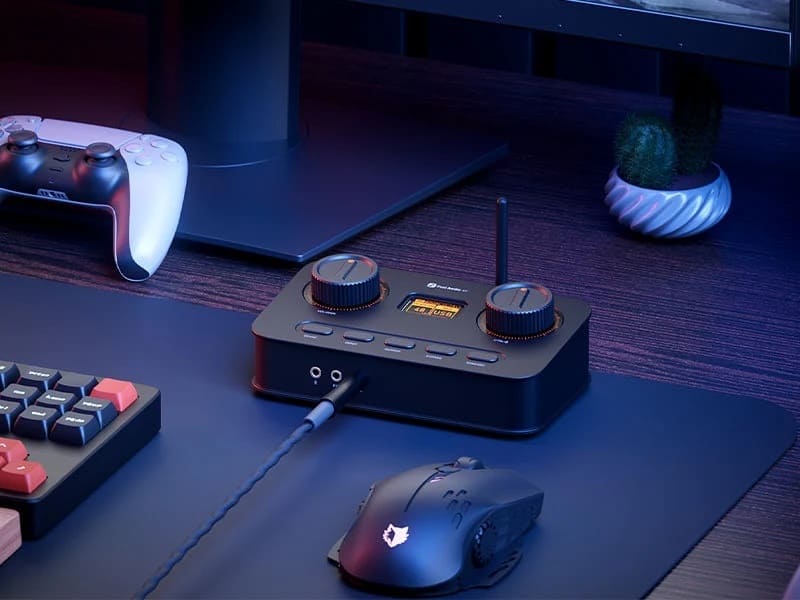Fosi Audio K7 DAC pentru gaming și amplificator pentru căști