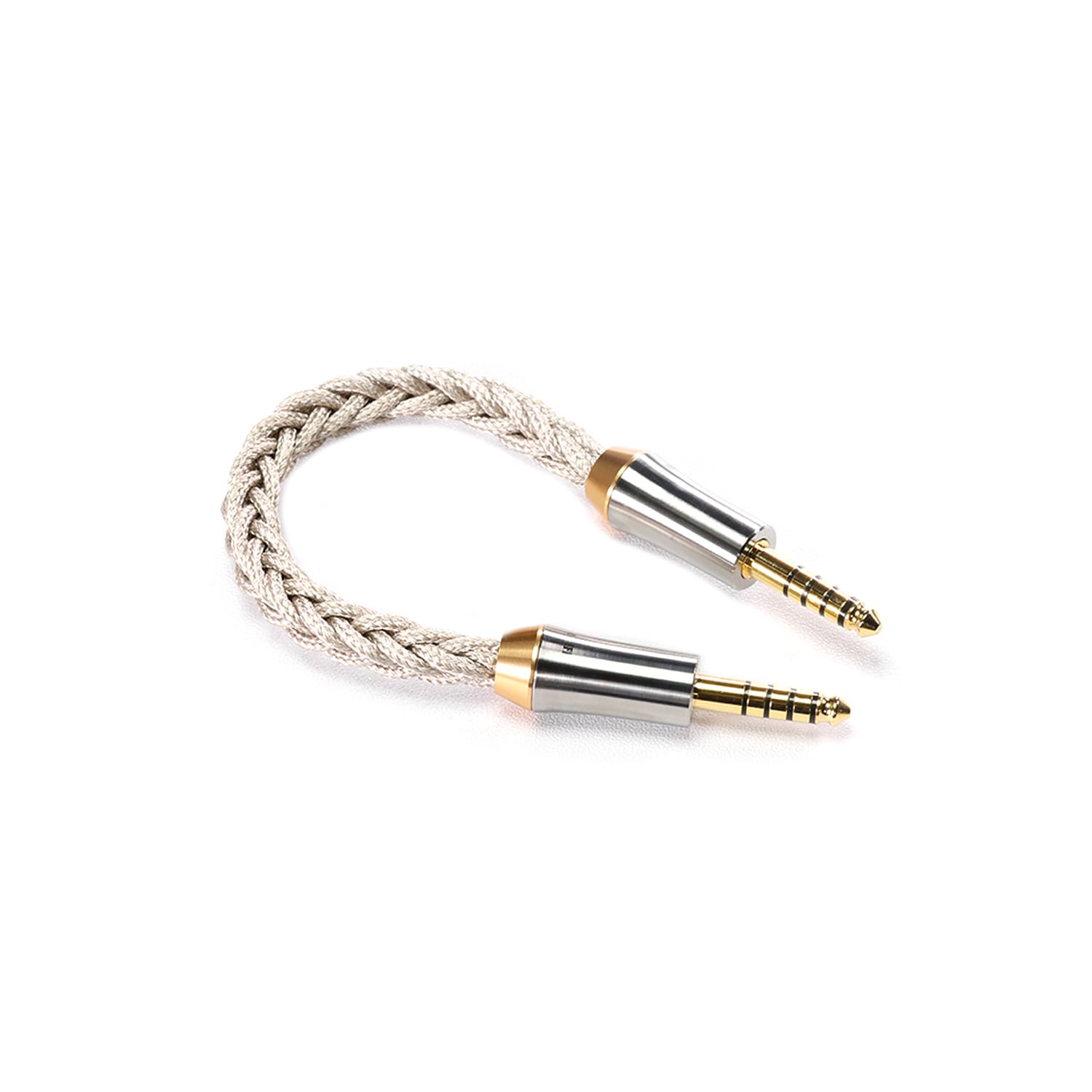DD HIFI BC44Net cablu de interconectare analogic ecranat de 10 cm, 4,4 mm simetric
