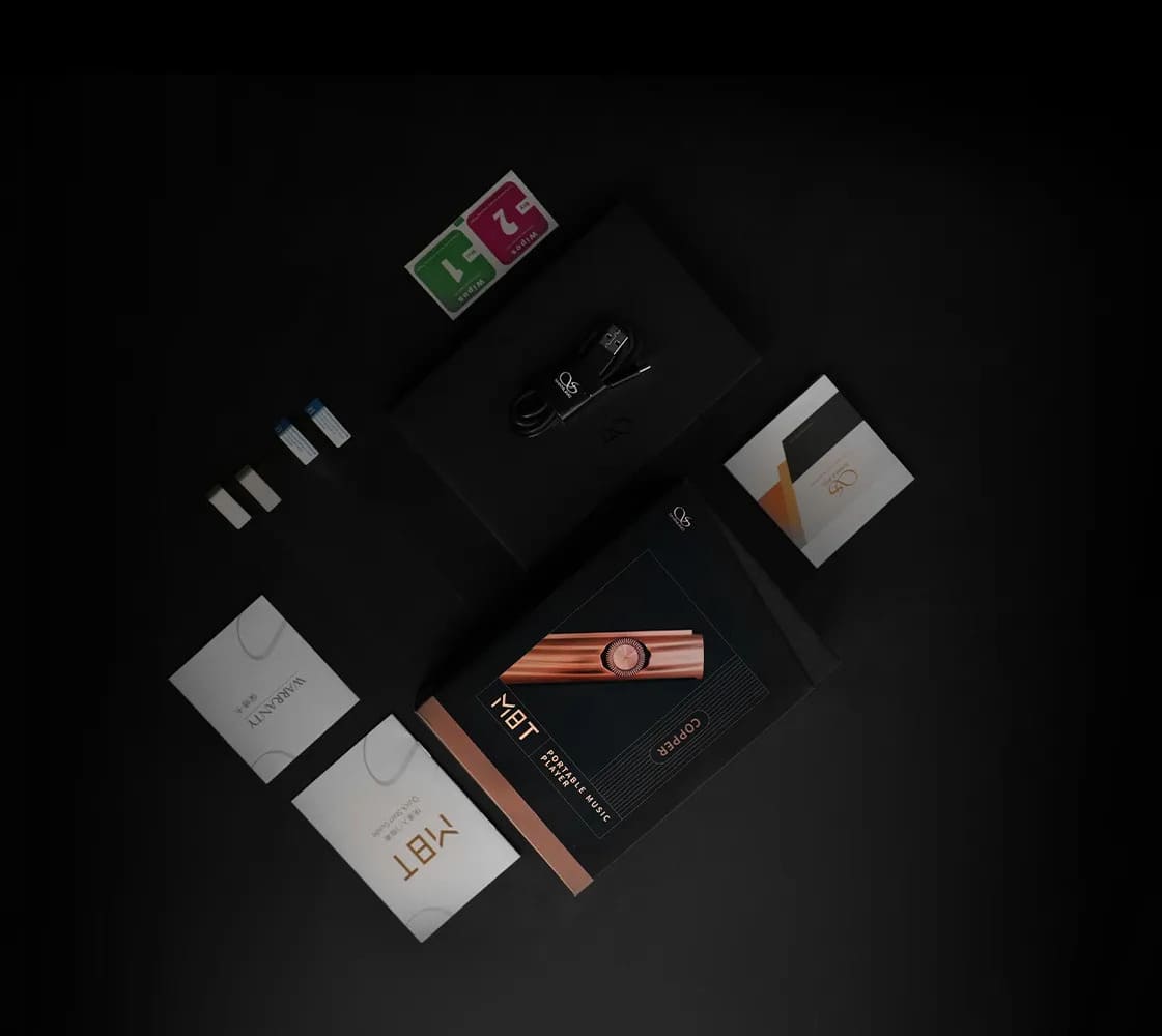Cutia Shanling M8T Cu și accesoriile acesteia