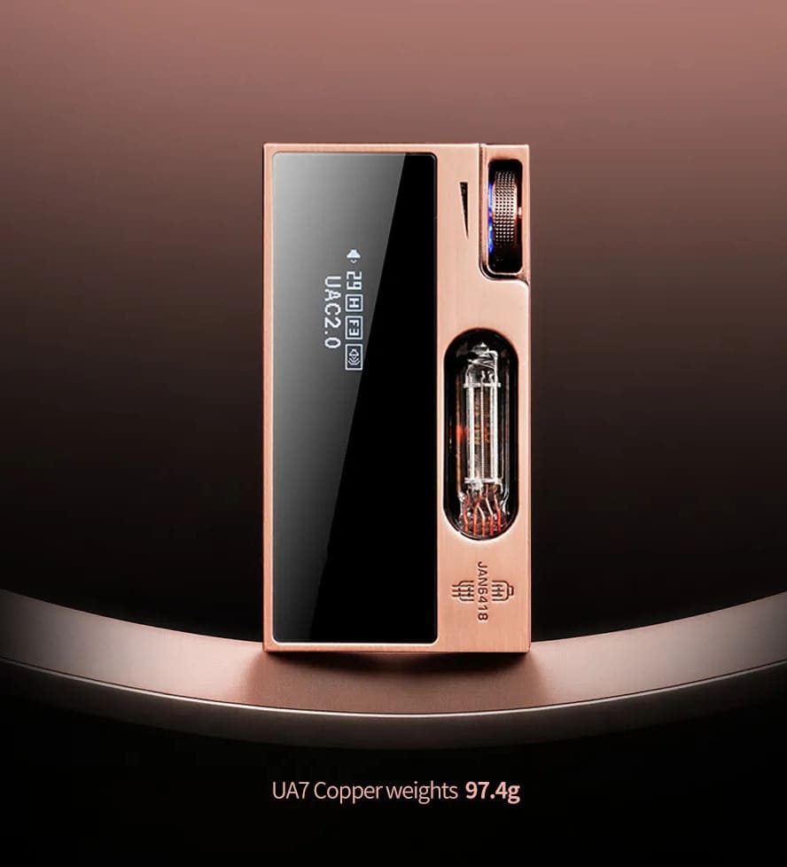 Shanling UA7 Cu DAC portabil cu lămpi, ediție limitată din cupru, și amplificator pentru căști